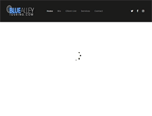 Tablet Screenshot of bluealleytouring.com